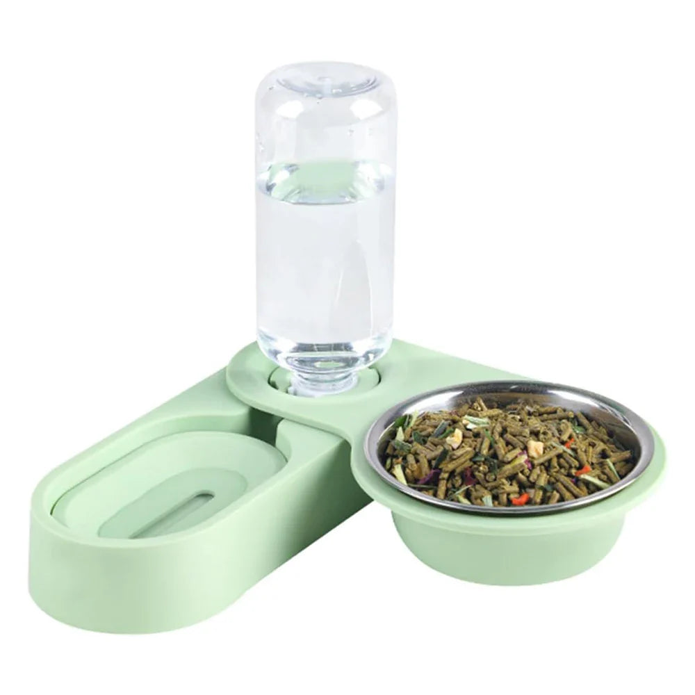 “2-in-1 Water Fountain & Food Holder for Hamsters, Guinea Pigs & Rabbits"