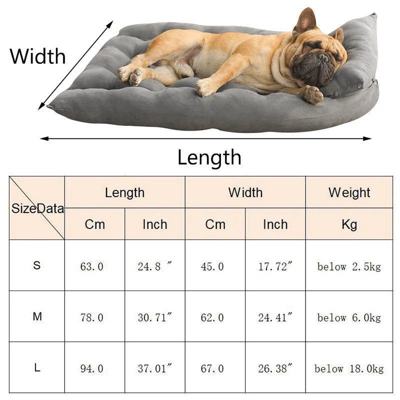 Multifunctional French Bulldog Pet Sofa Nest Bed for Small Medium Dogs Cats Pug Soft Puppy Dog Mat mascotas