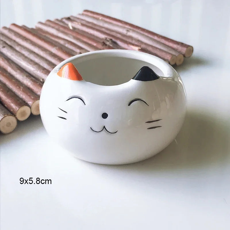 Hamster Ceramic Feeder Bowl Food Dish Small Animal Water Food Feeding Bowl for Gerbil Chinchilla Rat Ferret Hedgehog