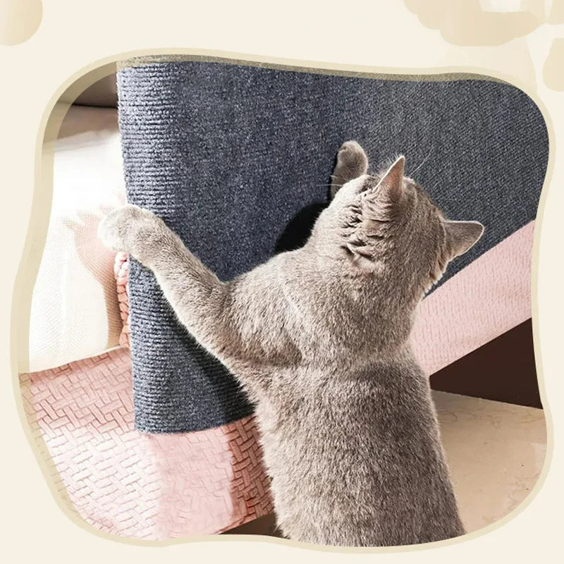 Cat Scratching Mat Cat Scratcher Sofa Tape Scratching Post Self-adhesive Carpet Cats Scratch Board Cat