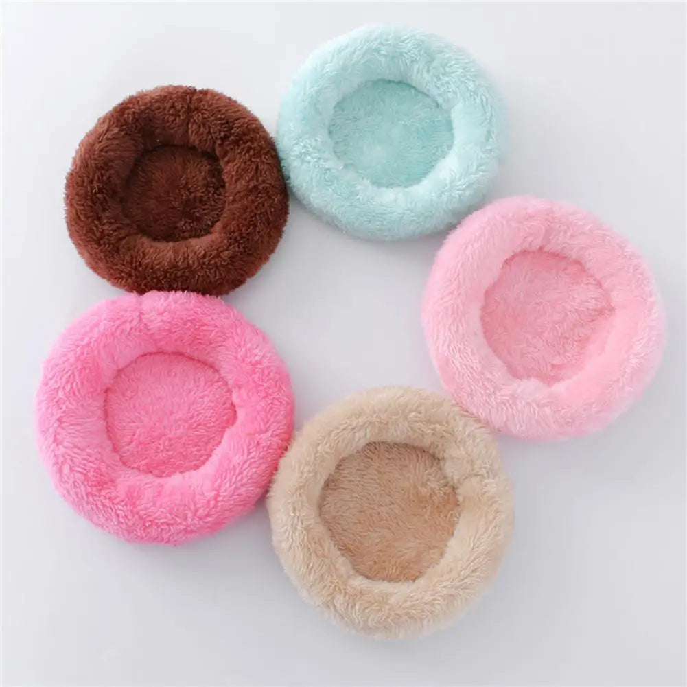 Guinea Pigs Bed Hamster Bed Round Shape Keep Warm Sleeping Bed Hedgehog Chinchilla Rabbit Small Animal Nest Cage Accessories