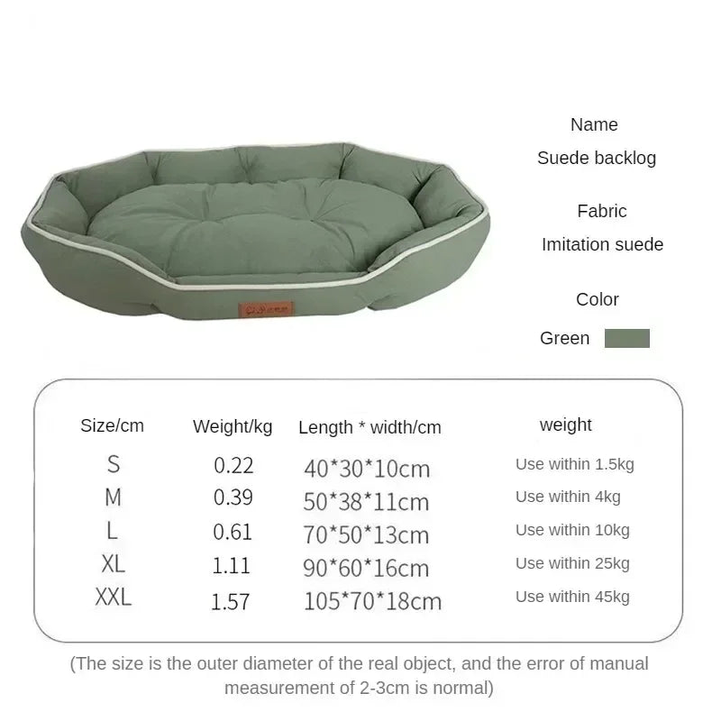 Fluffy Dog Sofa Bed Extra Large Breathable Leather Soft and Comfortable Bedding for Small Breeds  Pet Accessories