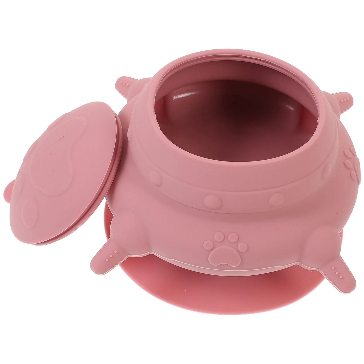 Silicone Puppy Milk Feeder Nursing Bowl Kitten Water Feeding Container With 4 Teats Pacifiers Pet Feeder