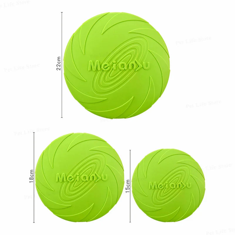 OUZEY Bite Resistant Flying Disc Toys For Dog Multifunction Pet Puppy Training Toys Outdoor Interactive Game Pet Dogs