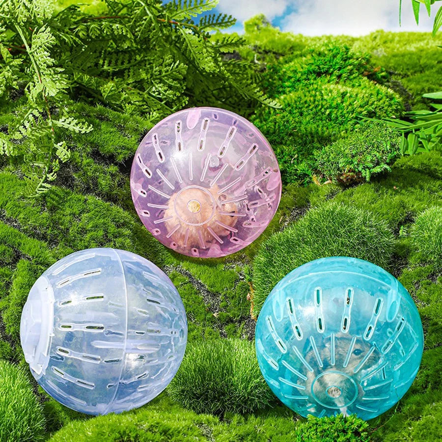 Hamster running ball, non jamming rolling ball, transparent running ball toy, crystal fitness ball, sports ball